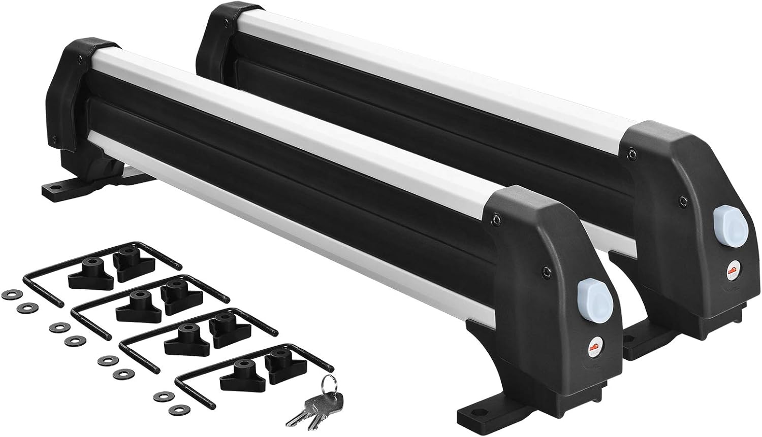 Goplus 30" Aluminum Universal Ski & Snowboard Roof Rack, Ski Board Roof Carrier Car Racks for 6 Pairs Skis/4 Snowboards, Fits for Most Vehicles Equipped Crossbars : Sports & Outdoors