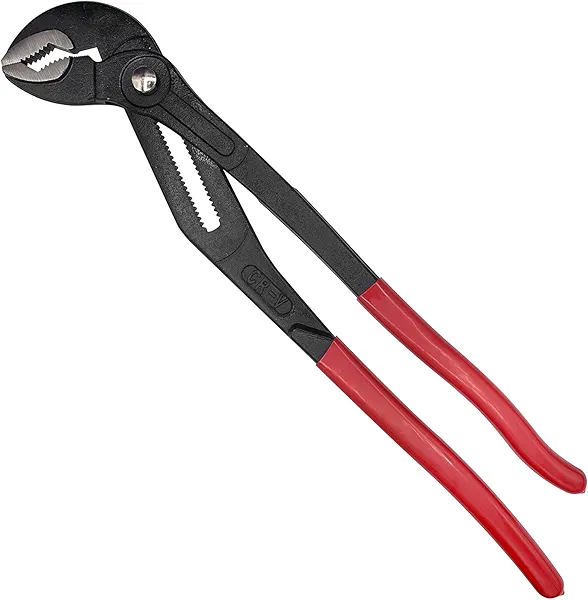 TOOLEAGUE Heavy Duty Water Pump Pliers, Large Plumbing Tool, 16-inch Groove Slip Joint Set, Push Button Quick Adjustable Pliers