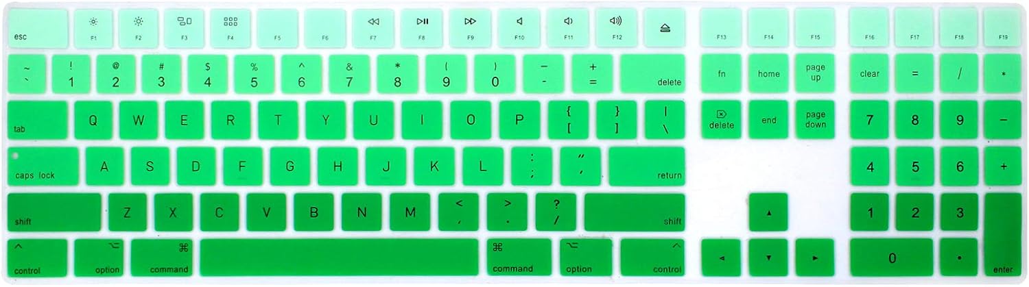 Funda de silicona ultrafina para teclado Magic Keyboard con teclado numérico