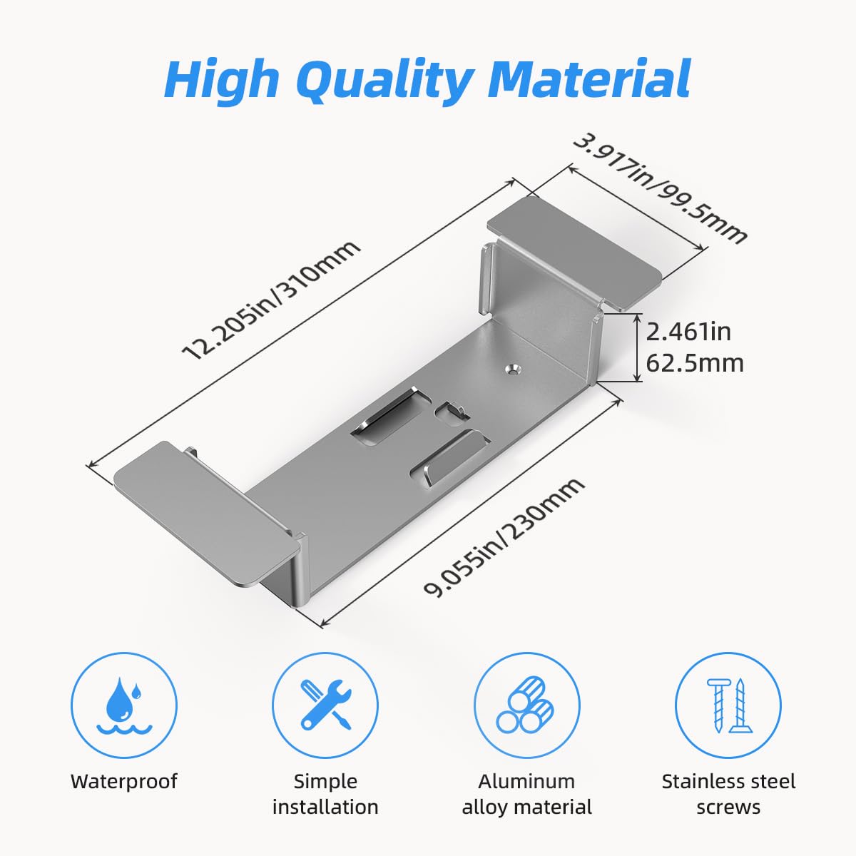 XTAR Starlink Ethernet Cable Caddy, StarLink Internet Kit Satellite Brackets Wall Mount Aluminum Starlink Cable Management for StarLink Gen 3 Cable and Starlink Ethernet Adapter(Ethernet&Cable Caddy)