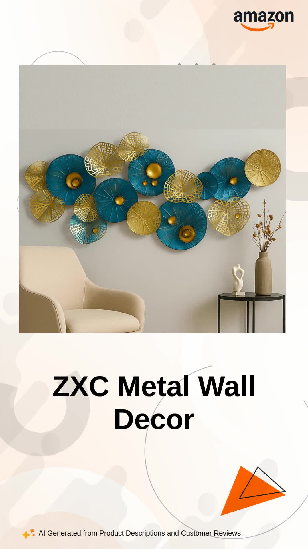 Wall Metal ZXC 号数4 DECORATION & ART Decor Decoration Home For Sclpture Wall Decorative アート・デザイン・音楽