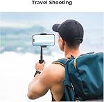 K&F CONCEPT MS09 Mini Selfie Stick, 13.4" Tripod Small Camera Tripod Max Load Capacity 4.41lbs, 1/4" Screw Universal Compatible with Sony Nikon Canon DJI OSMO Pocket 4/3 Camera Vlogging Tripod