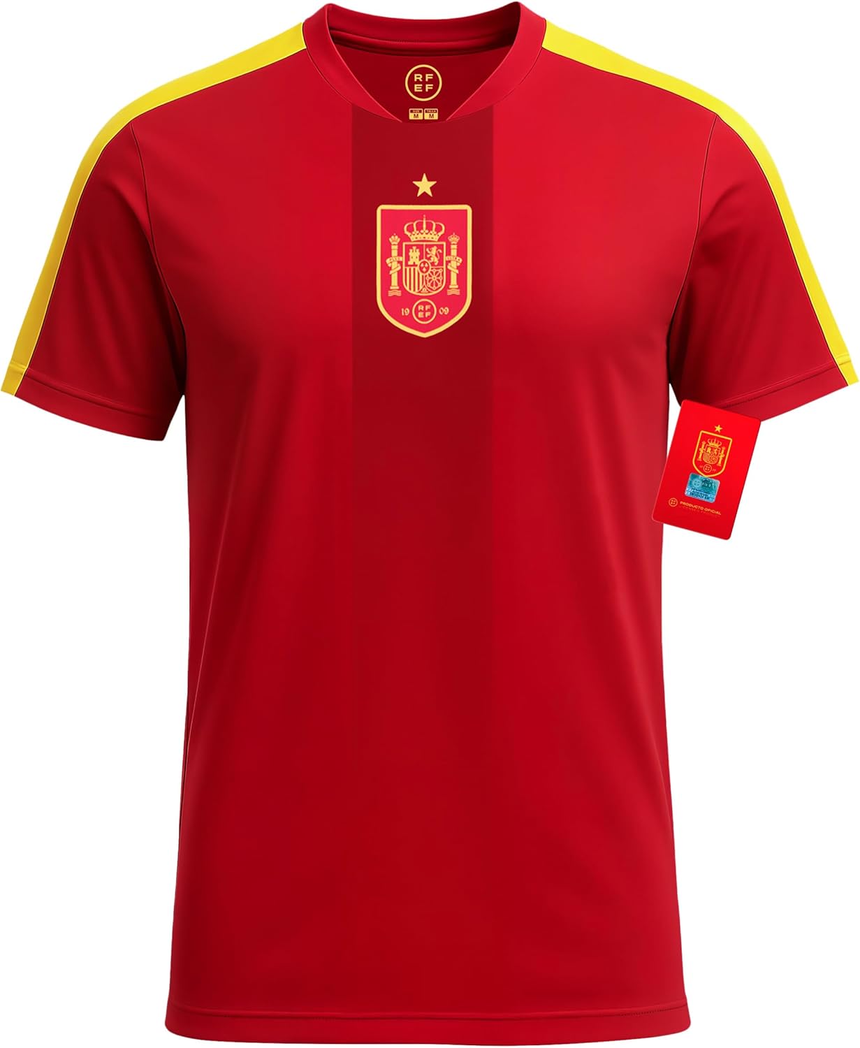 Icon Sports Officially Licensed Royal Spanish Football Federation Game Day T-Shirt - Unisex Adult - Image 3