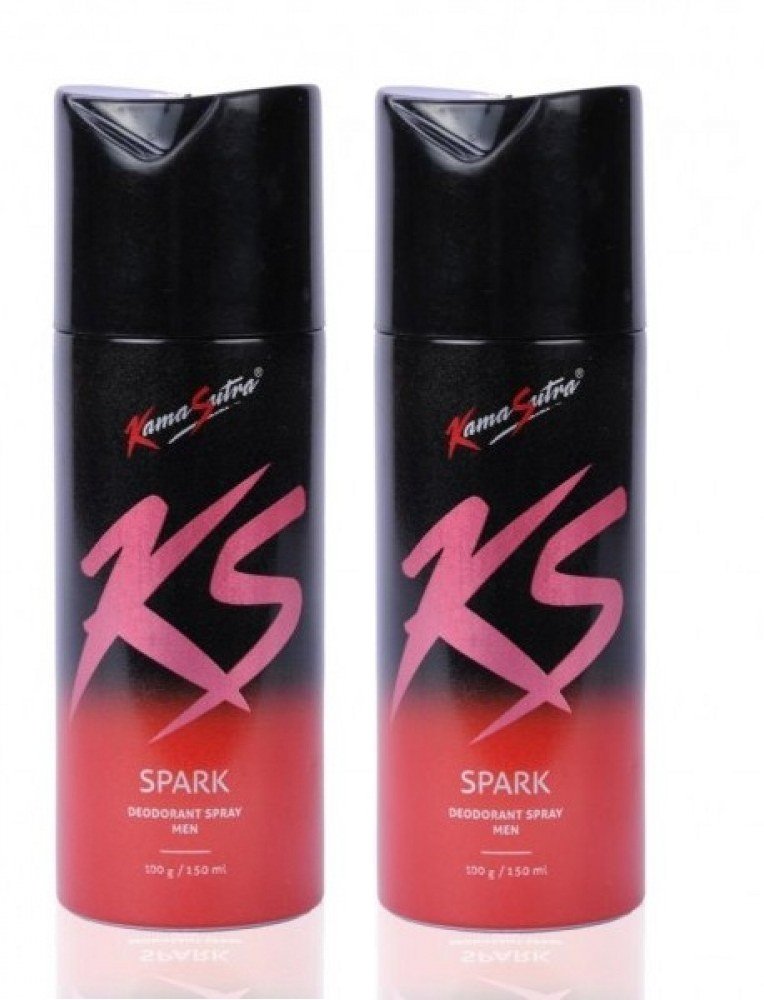 Buy Kama Sutra Spark Deodorant Spray for Men (Pack of 2) Online at Low
