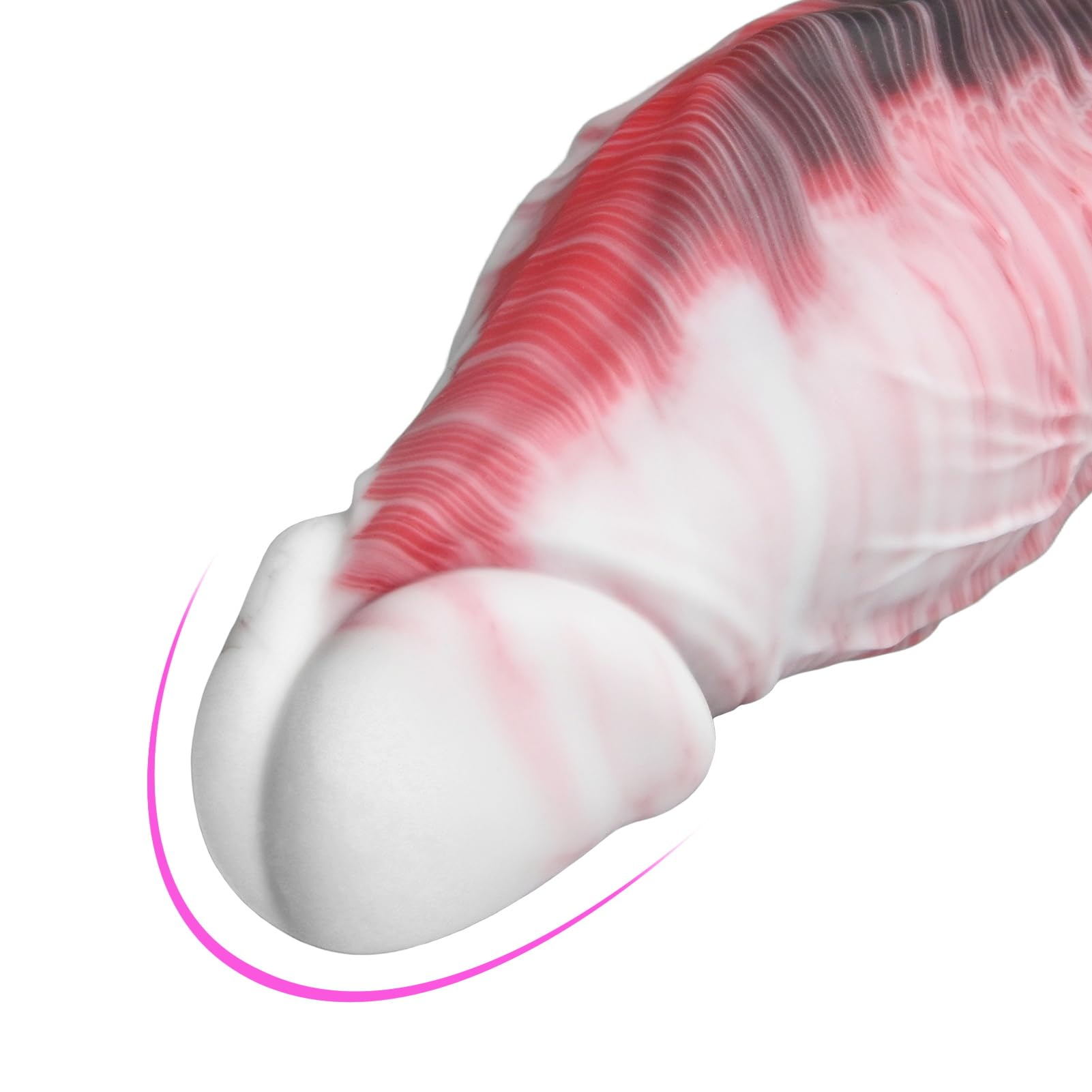 6.3" Silicone Butt Plug Anal Dildo - FST Realistic Knot Dildo Anal Beads with Anchor Tail, Wearable Butt Plug for Prostate Massage and G-Spot Stimulation, Adult Sex Toys for Men Women (S): S:6.3" Ø:1.6"