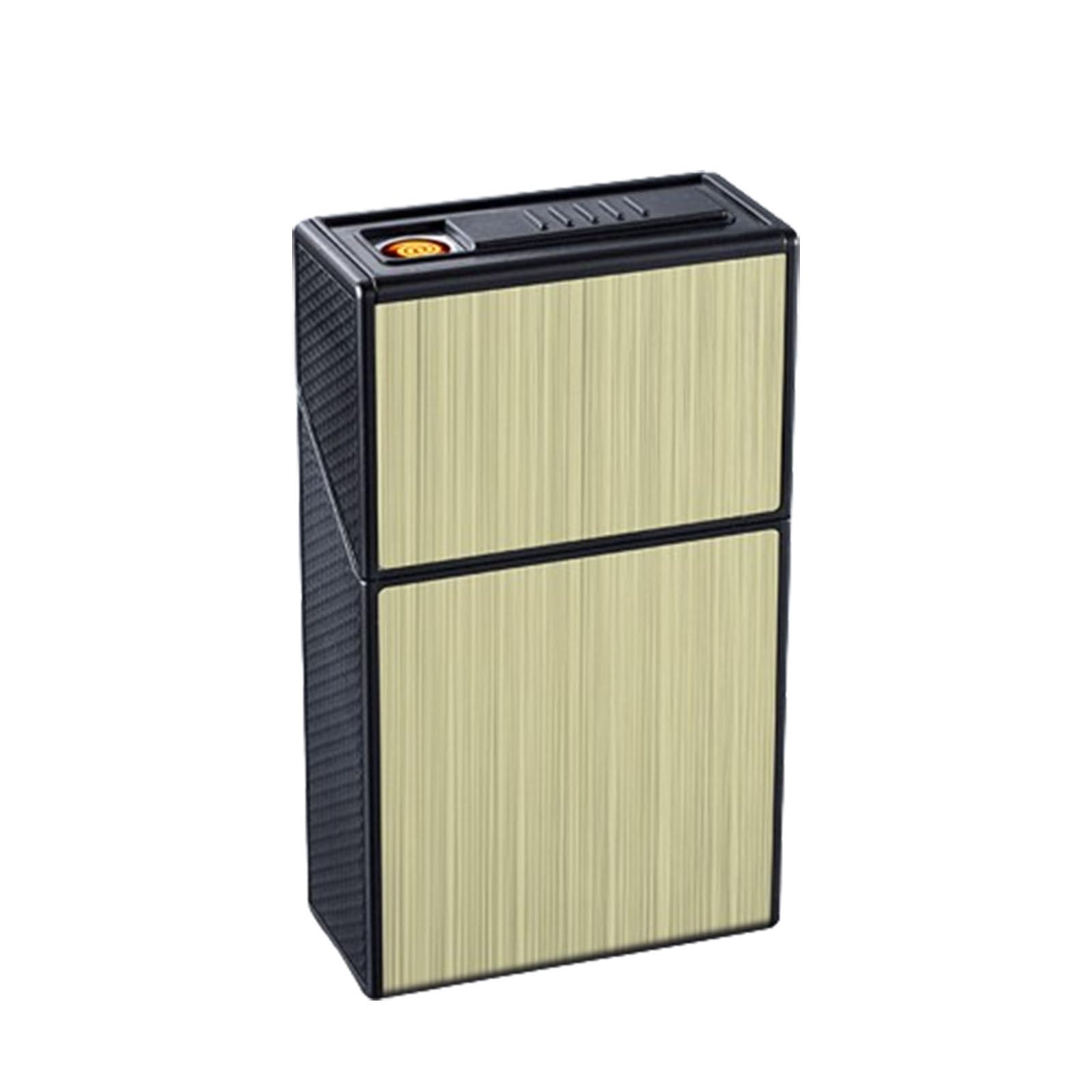 Amazon.com: 2 In 1 20 Cigarette Case Lighter Case USB Rechargeable  Electronic Case Portable Windproof Smoking Accessories,B : Health &  Household