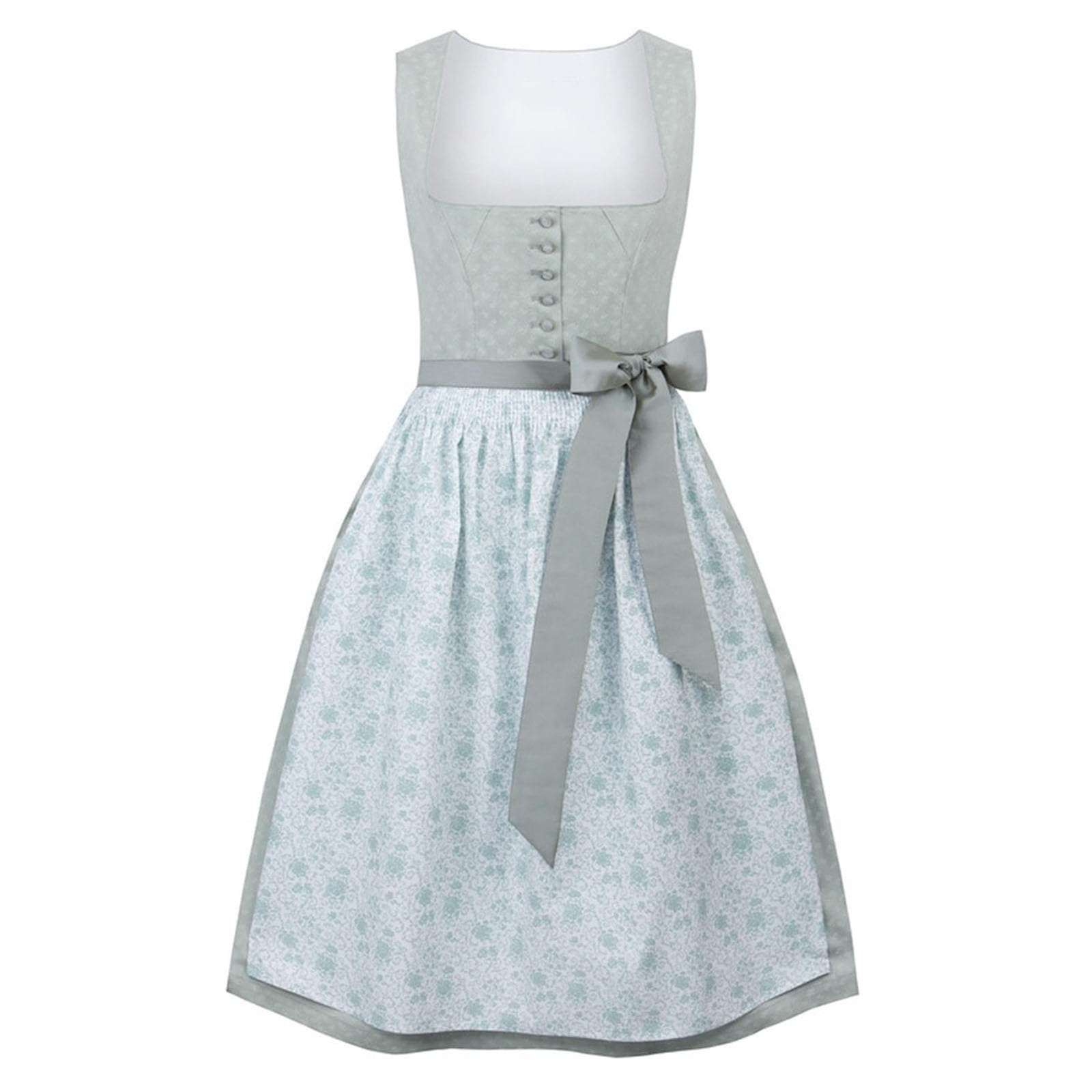 Costume Bavarese Donna, Vestito Oktoberfest Vestiti Tirolese Dirndl, Dell'Oktoberfest Costumi Cosplay Vestito, Abbigliamento Primavera, Sexy, Curvy, da Cerimonia, Damigella Bambina