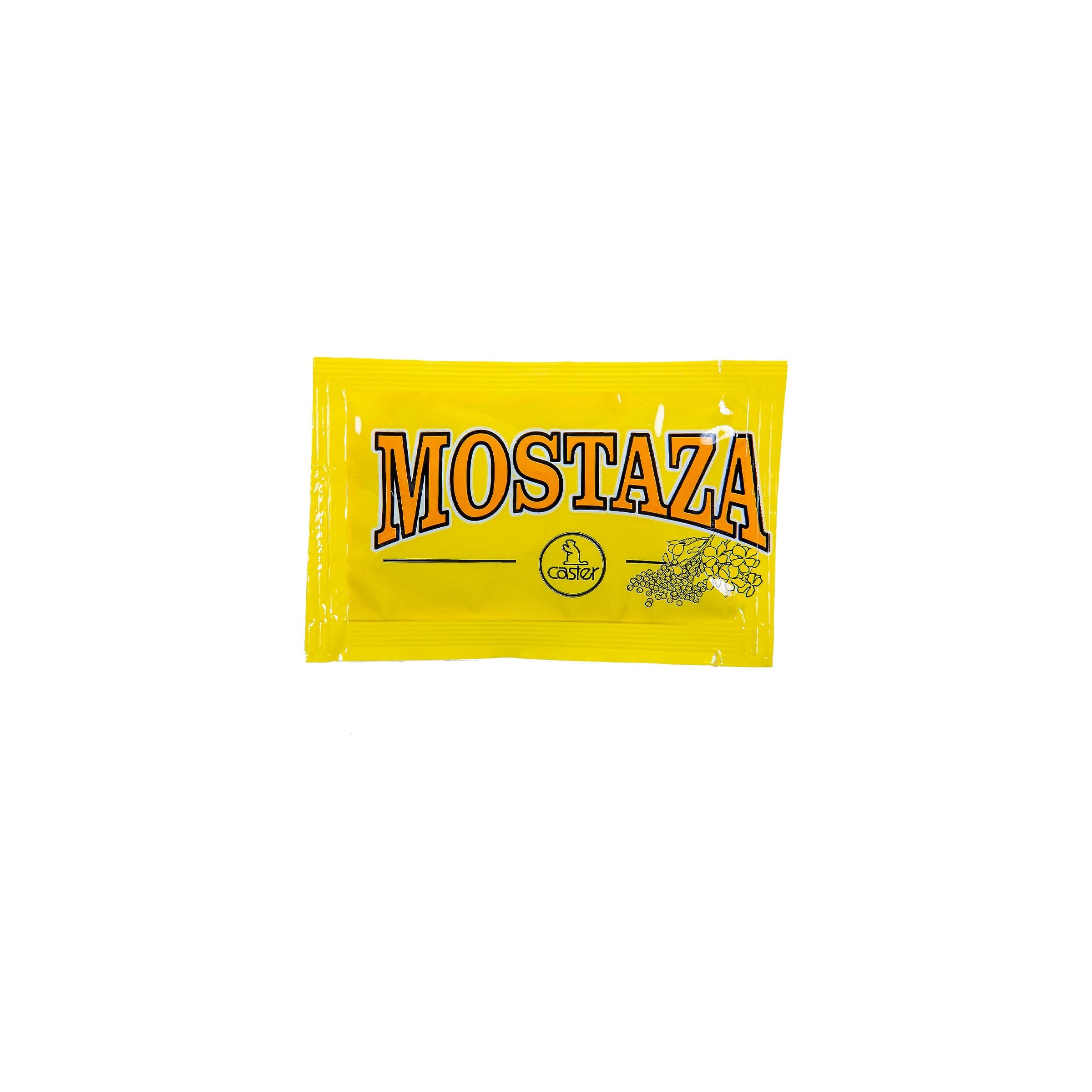 Mostaza Monodosis 6g Caja Dispensadora 450 Sobres Individuales Sabor Equilibrado Semillas de Mostaza Seleccionadas Hostelería Catering