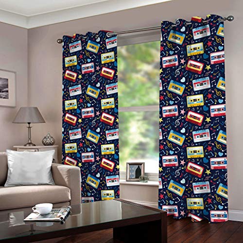 Rideaux et draperies opaques isolant thermique 2 pièces 132x160 - 3