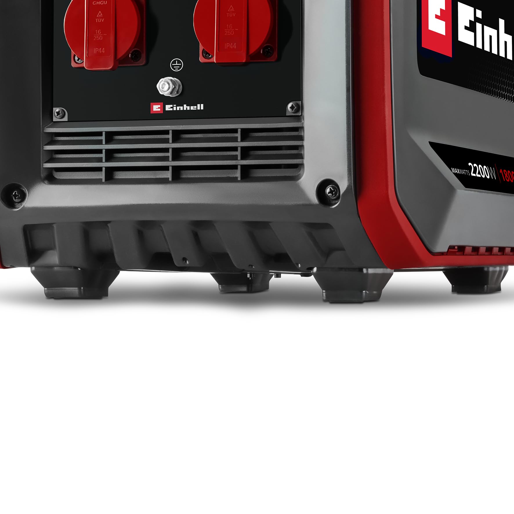 Einhell generatore di corrente (benzina) TC-IG 2200 (potenza max. 2200 W, durata 1900 W max. Serbatoio da 4 litri, motore 4 tempi, 2 x 230 V, 2 x USB, protezione contro mancanza di olio)