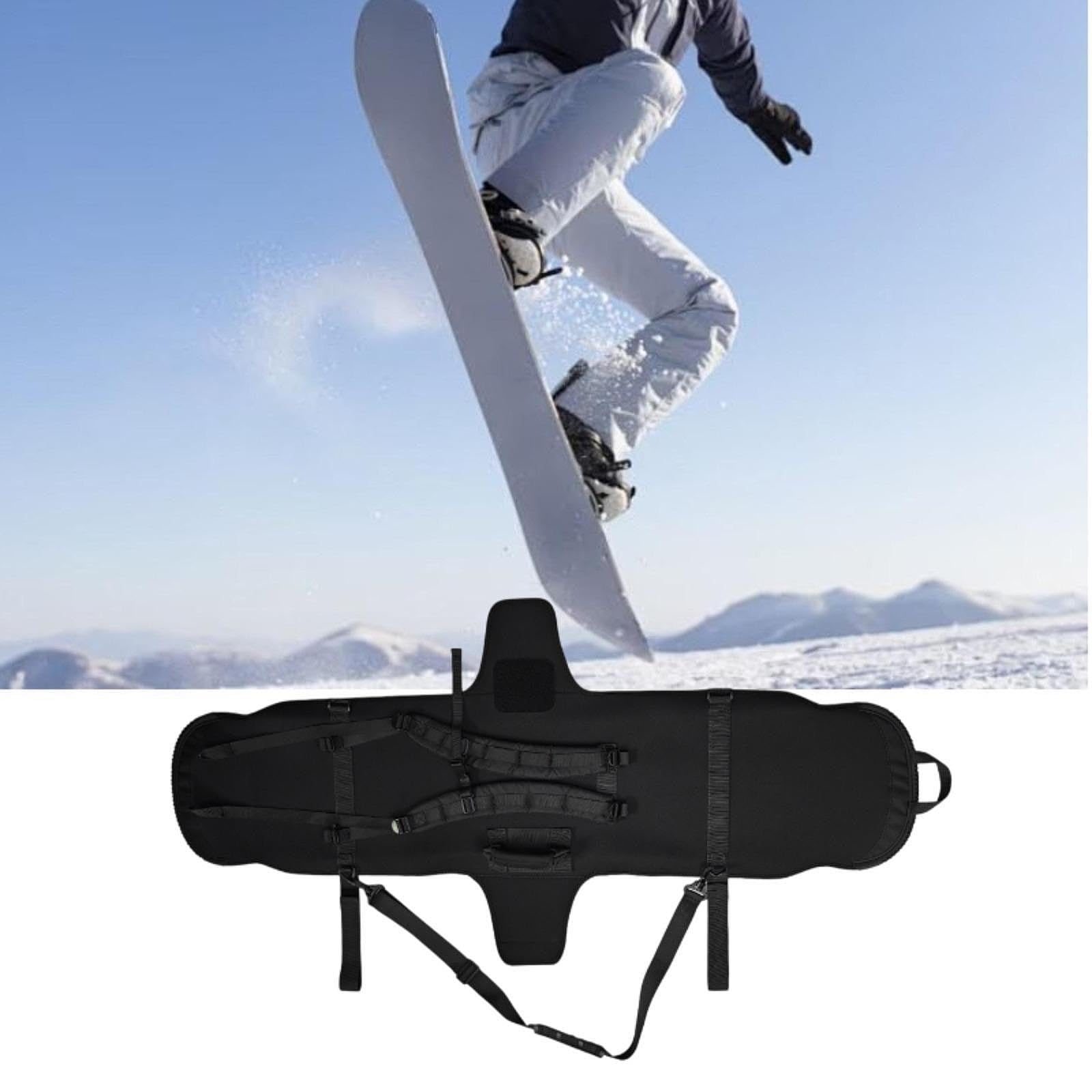 kowaku Funda Protectora para Snowboard, Funda Protectora para Tabla de esquí, Mochila portátil Sbr, Funda de Transporte de Neopreno, Bolsa para Snowboard