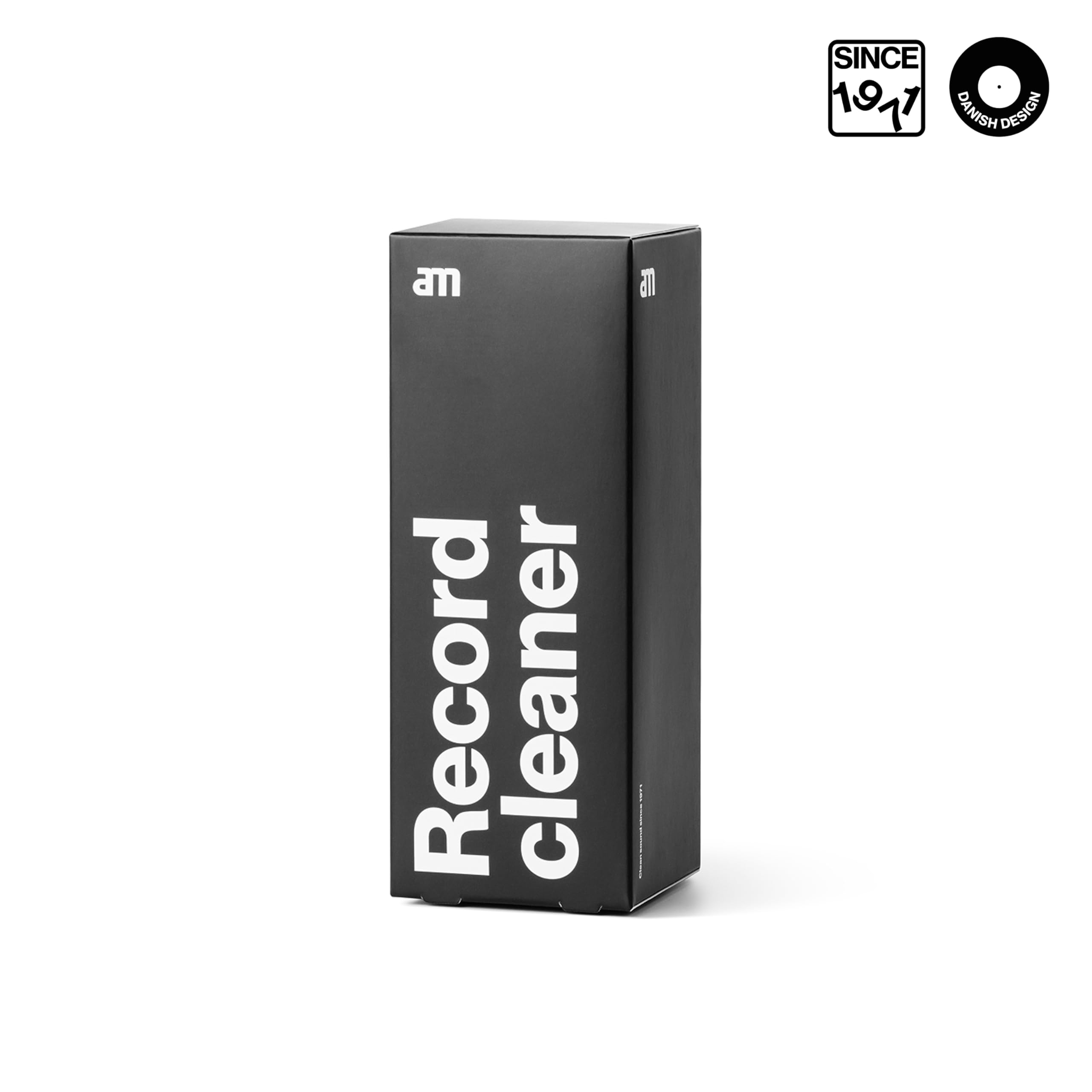 AM Clean Sound Vinyl Record Cleaner (200ml) - płyn do skutecznego czyszczenia płyt - środek czyszczący i antystatyczna ściereczka do delikatnej pielęgnacji płyt winylowych LP