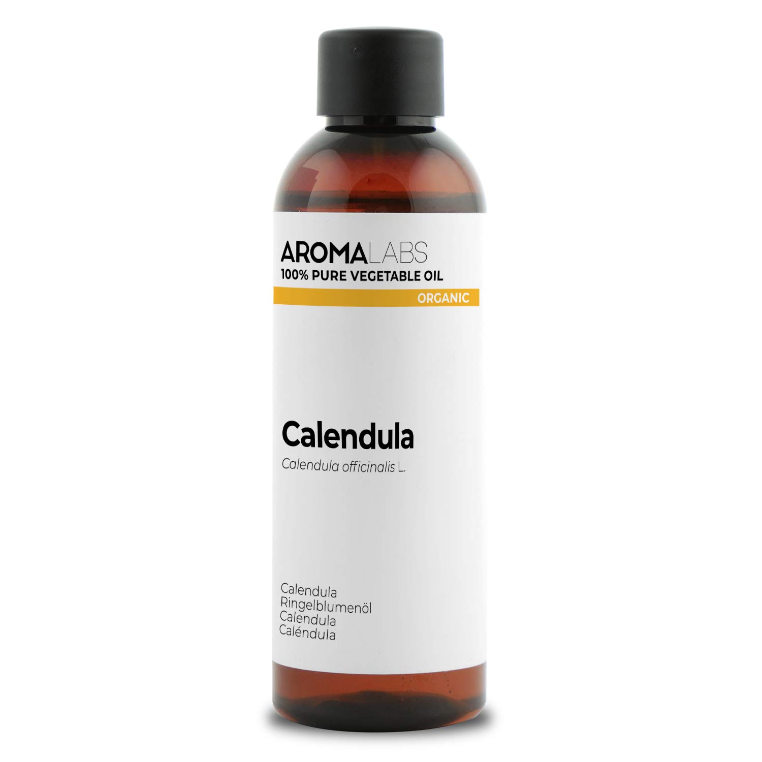 Aceite de Caléndula BIO (Calendula officinalis) - 100 mL - Macerado Oleoso Certificado Cosmos - Aroma Labs