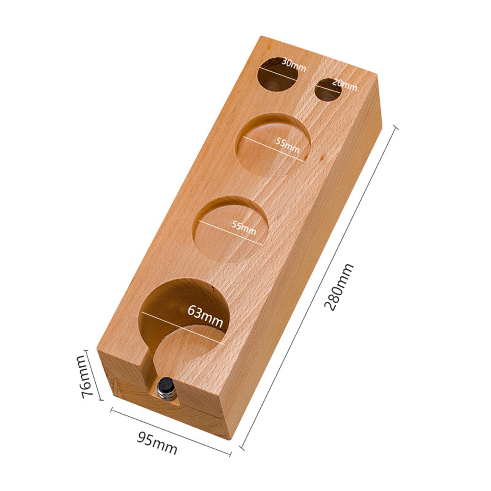 predolo Soporte para Filtro de Café, Tapete para Manipulación de Espresso, Estante Multifunción Duradero, Soporte para Tapete para Casa, Tienda, Bar, Cocina Y, 63mm, Individual