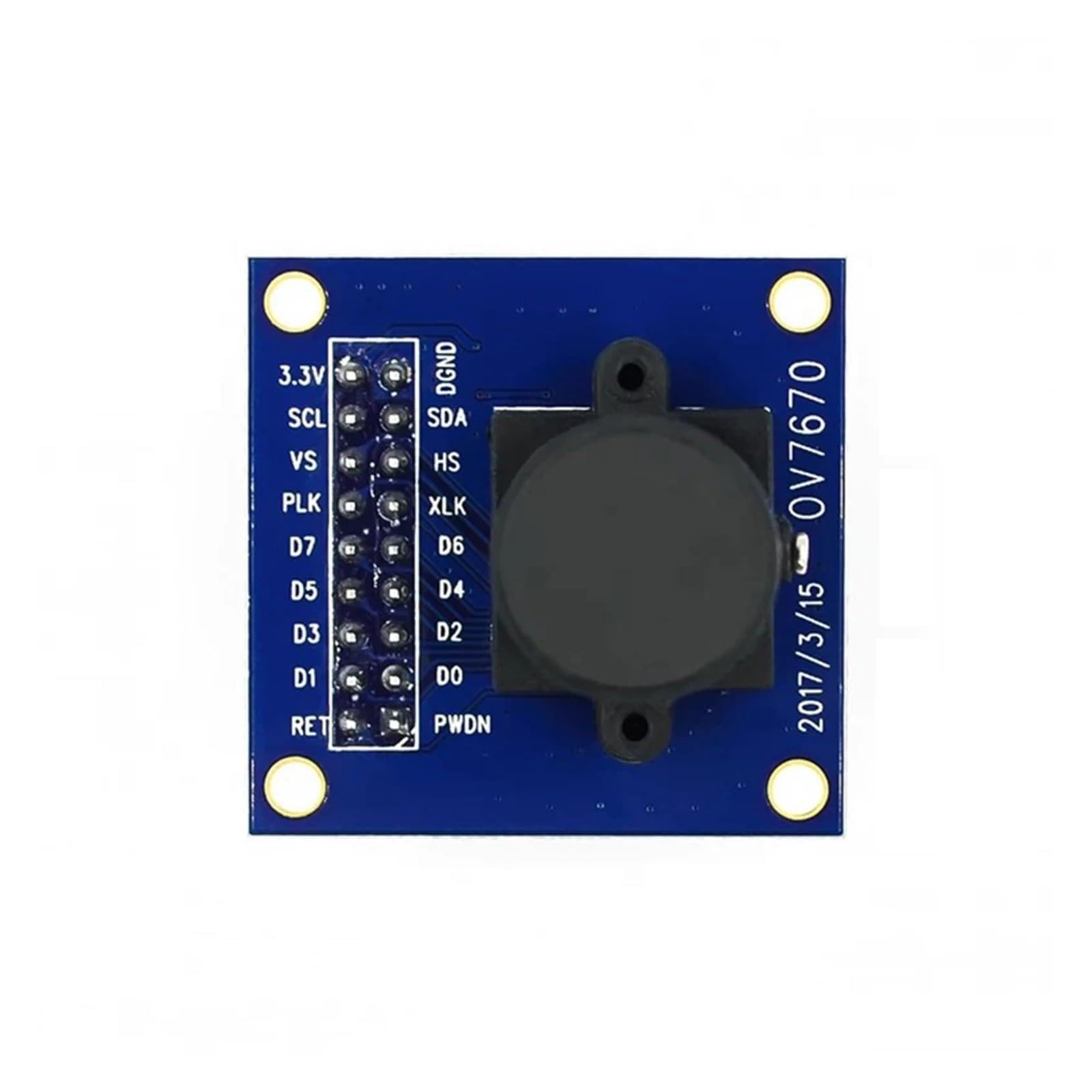 Module de caméra OV7670 Arduino capteur vidéo VGA 640X480 taille active CIF