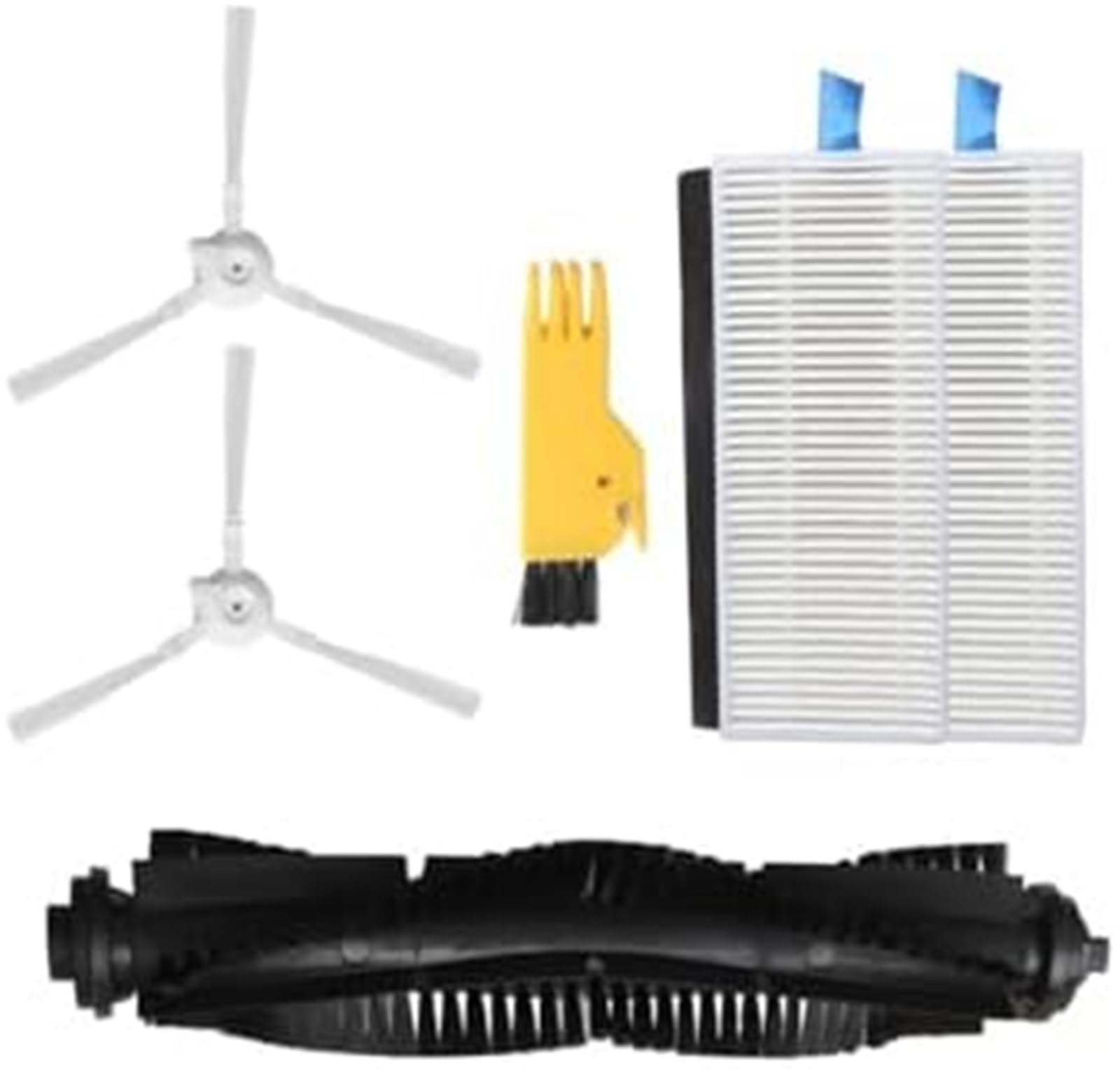 XUBOR Robot Vacuum Mopping Pad Assembly Robot Vacuum Accessories, for 360 S6 Replacement Filter Roller Main Brush Mop Set Compatible Floor Sweeper Cleaning Spare Parts