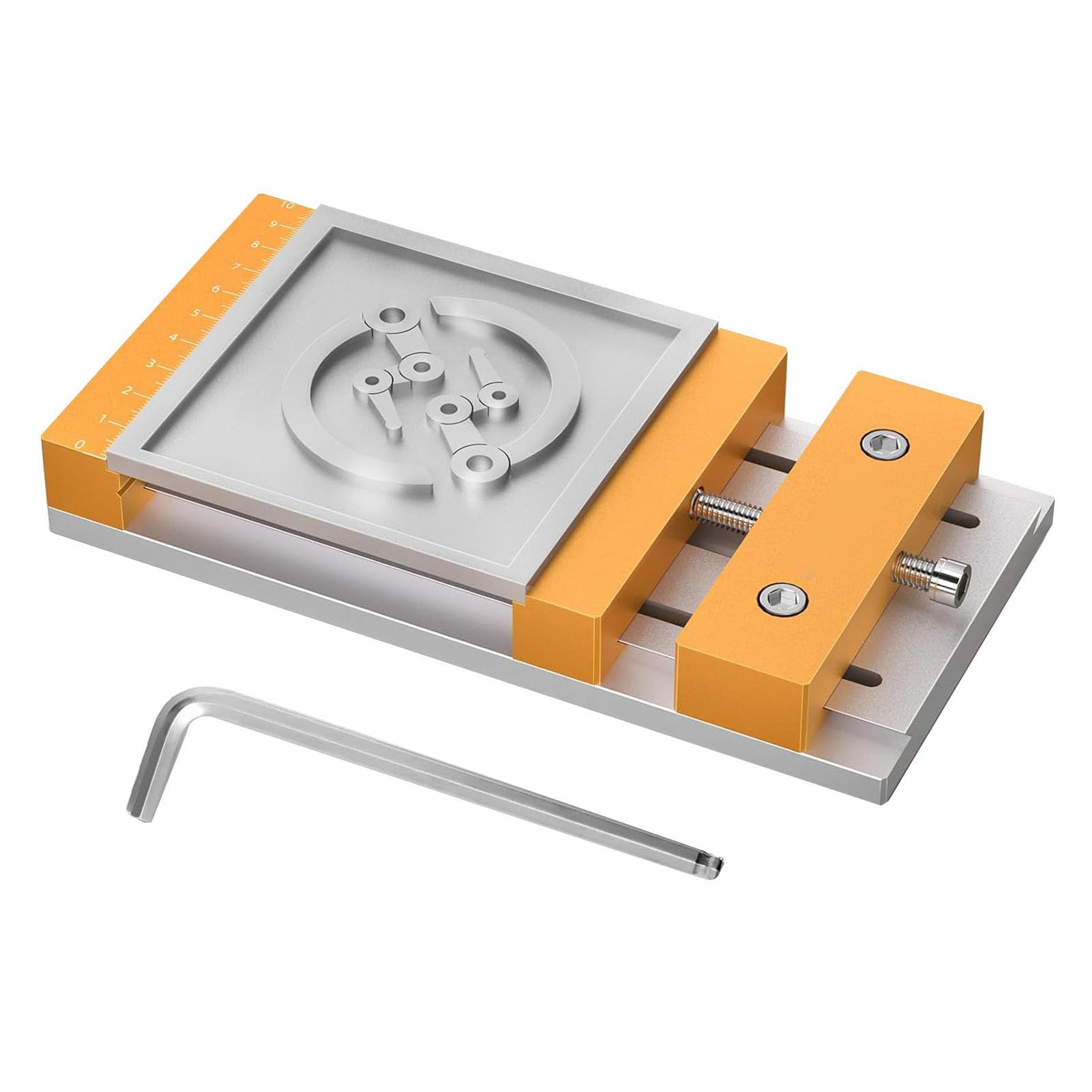 Generic Stół Roboczy Imadła CNC Dokładne Mocowanie Stabilne do Obróbki Drewna Obróbka Metali 7,87 X 3,94 Cala