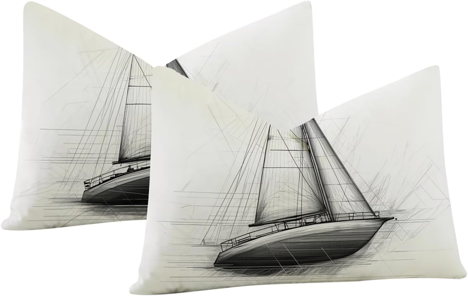 Housse de coussin 40x80 en velours Lpfieonn pour canapé et salon