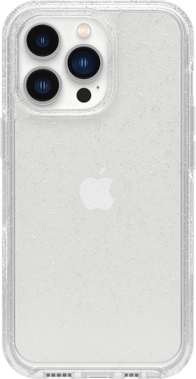 OtterBox Symmetry Series Clear Case for Apple iPhone 13 Pro - Polycarbonate, Wireless Charging Compatible, Non-Retail Packaging (Stardust 2.0)