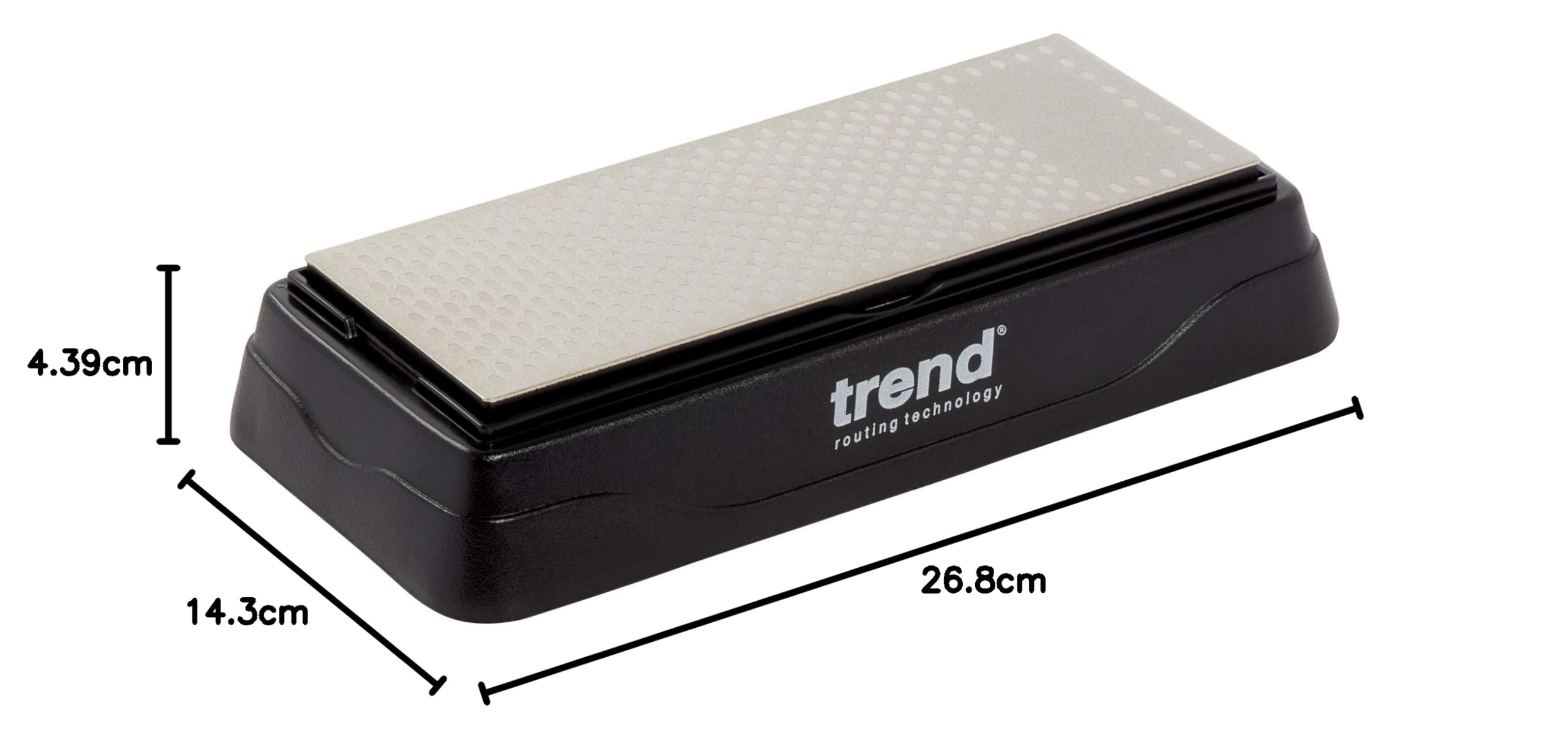 Trend Dwustronny kamień diamentowy do ostrzenia 6"x2 3/8" gruby/drobny | Dwustronny: gruby do szybkiego szlifowania, drobny dla ostrej krawędzi narzędzi i noży. Szybka zmiana