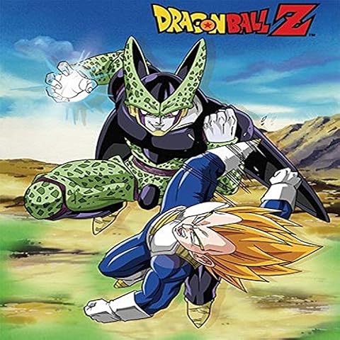 Dragon Ball Z-Cell & Vegeta Sublimation Throw Blanket Cover