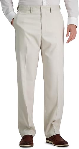 Haggar J.M Premium Stretch Classic Fit Flat Front Suit Separates Pant Natural
