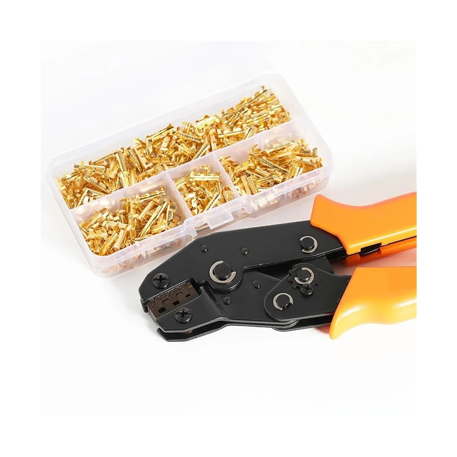 Lot de 300 cosses à sertir en U for câblage rapide de 0,5 à 1,5 mm² et gaine thermorétractable(300PCS SN48B)