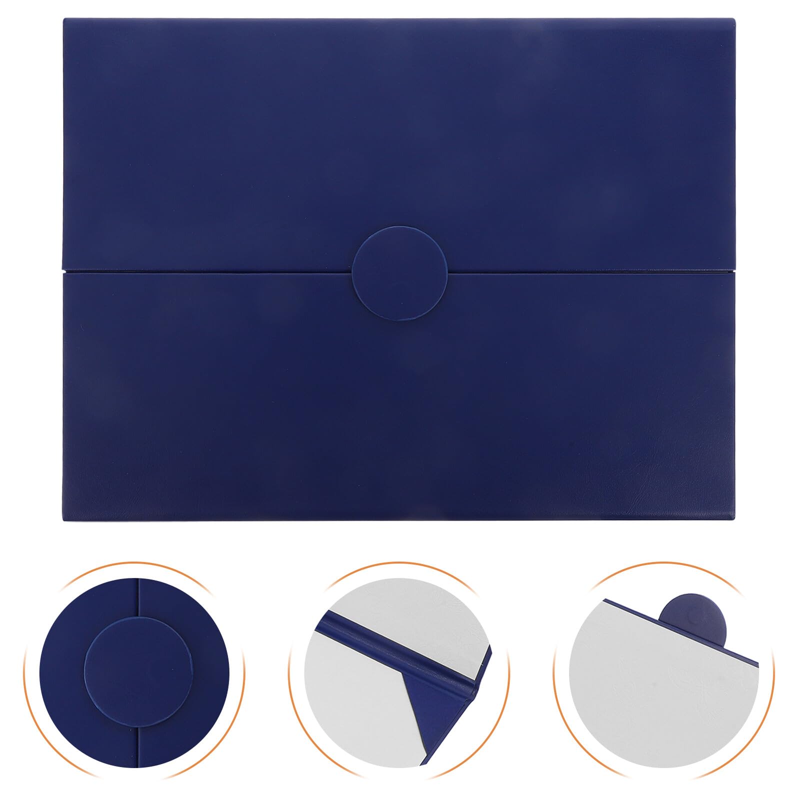 Porta Certificato Trifold in PU Resistente per Diplomi e Certificati Cartellina Protettiva per Documenti di Laurea Matrimonio e Anniversario Custodia Cartone Robusta per Pergamene
