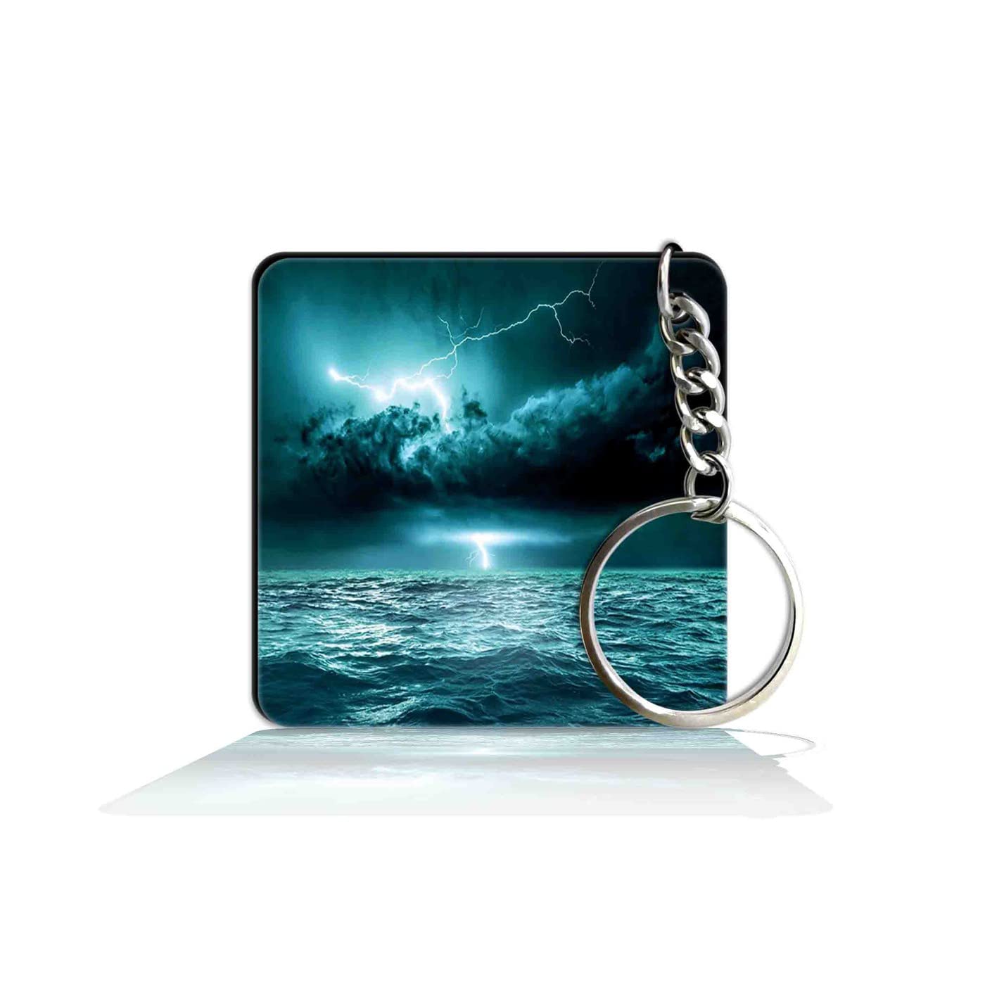 party gift Printed Square Keyring Keychain for Bag Wallet Purse Bike Car Cycle Lock Key House Keys 058-picture-30