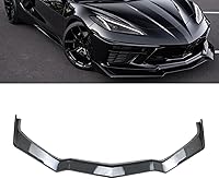 Vista 1 de Divisor de labio delantero con impresión de fibra de carbono, 5 piezas para Chevrolet Corvette C8 2020 2021 2022 2023 2024 5VM estilo parachoques