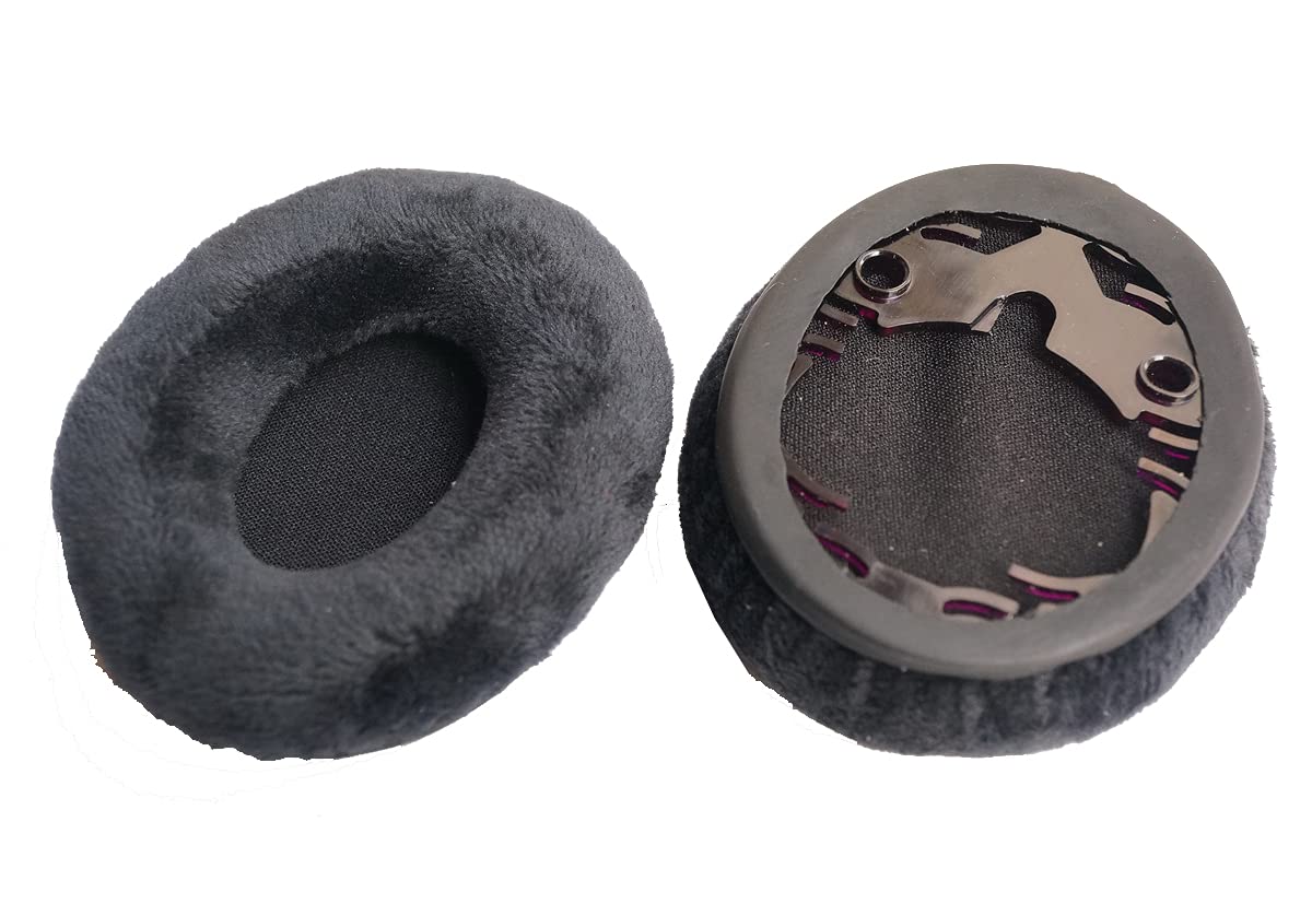 V-MOTAQuickFit Protein Leather Replacement Ear Pads for Bose On-Ear OE, OE1, QuietComfort QC3 Headphones Earpads, Headset Ear Cushion Repair Parts (Flannelette)