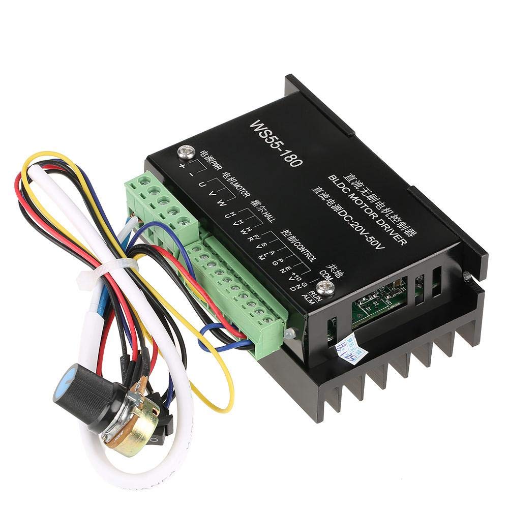 WS55-180 DC 20V-50V Mandrino senza spazzole BLDC Motor Driver CNC Control Controller Control Board Modulo di controllo