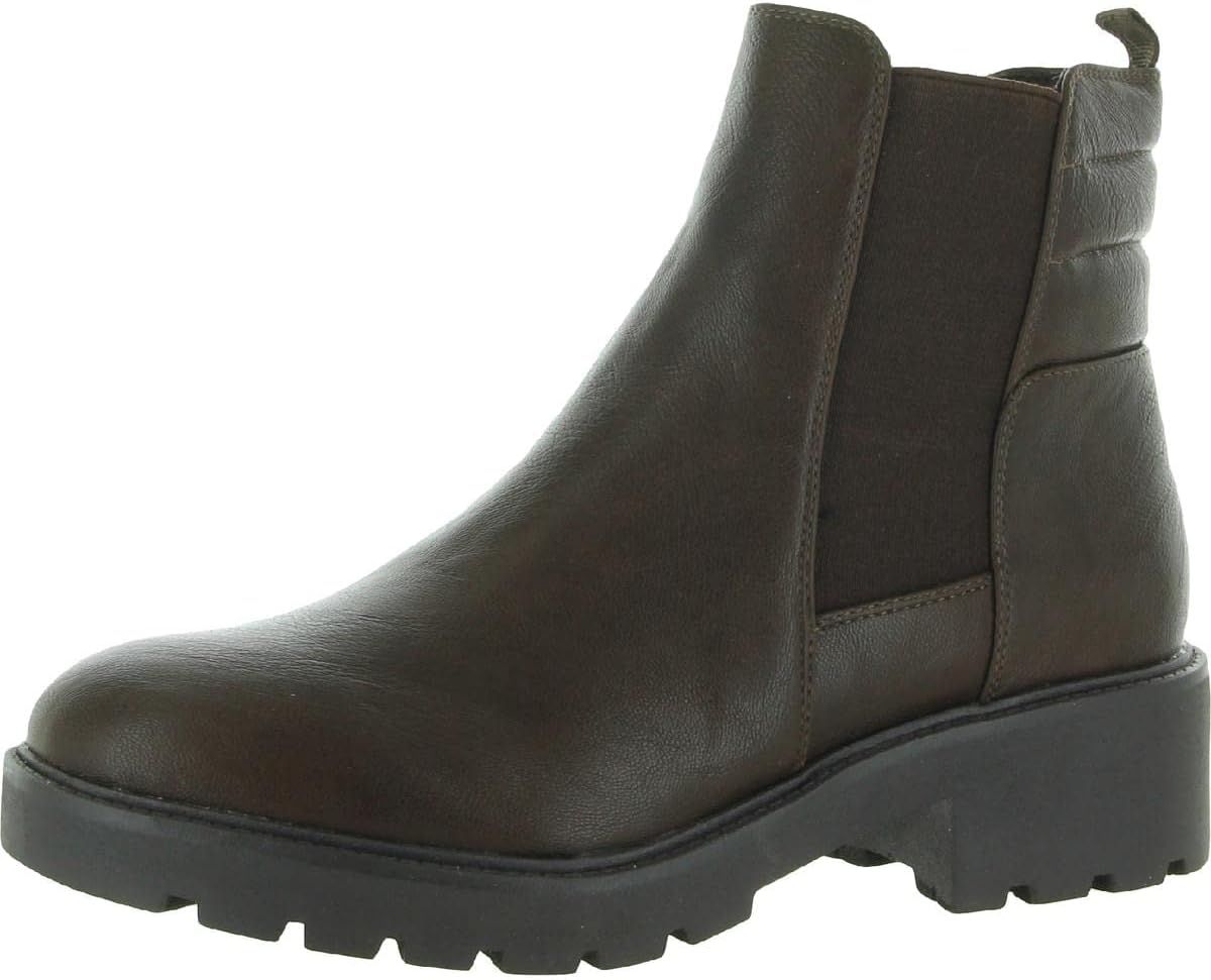 WHITE MOUNTAIN Shoes Women's Dada Boot, Choco Brown/Faux Leather, 11 M