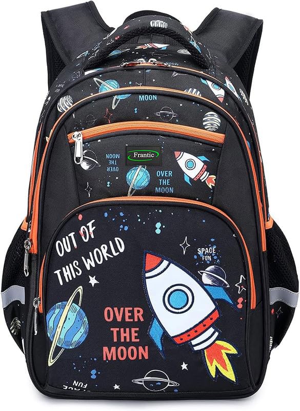 Image of Frantic RR4Zipper Waterproof Polyester 26 L School Backpack School Bag Daypack Picnic Bag For Boys & Girl
