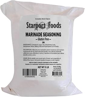 Starport Foods Marinade Seasoning - Gluten Free, Vegetarian, 5 LB bag (80 OZ)