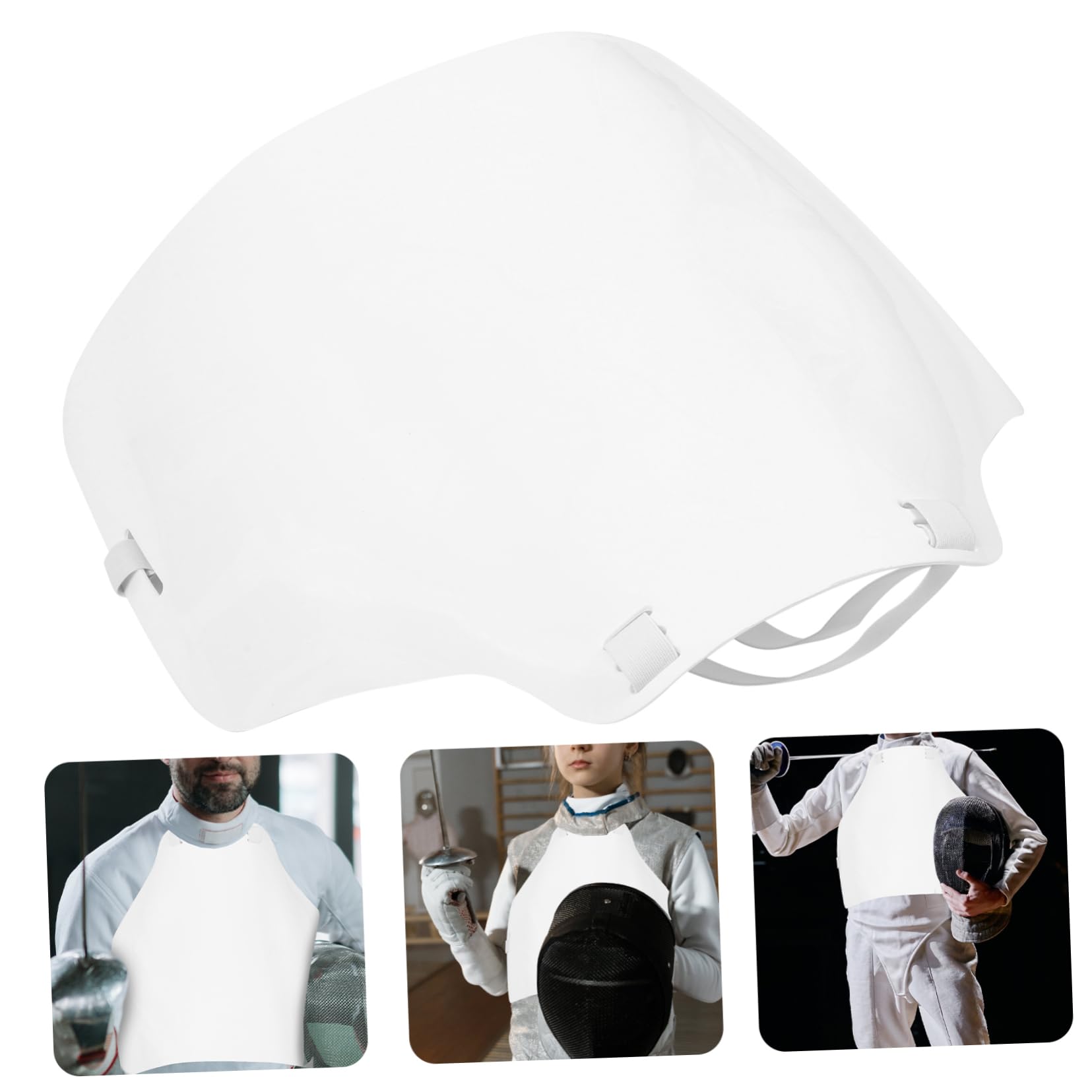 KOMBIUDA Professional Fencing Chest Protector Ergonomic Lightweight Guard for Training Competition Convenient Portable Design Breathable Material for Enhanced