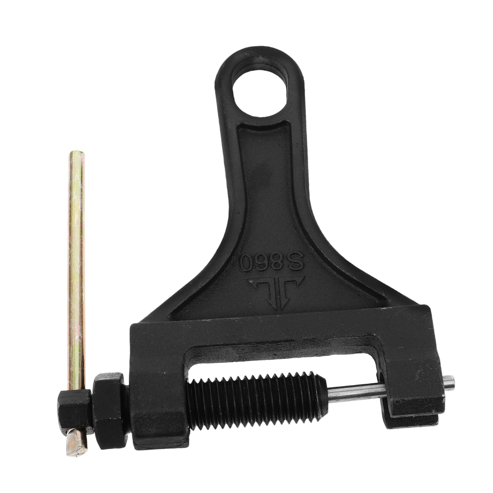 SOLUSTRE Outil Dérive-chaîne pour Vélo et Moto, Séparateur de Chaîne en Fer Noir, Portable et Stable, pour Démontage et Entretien