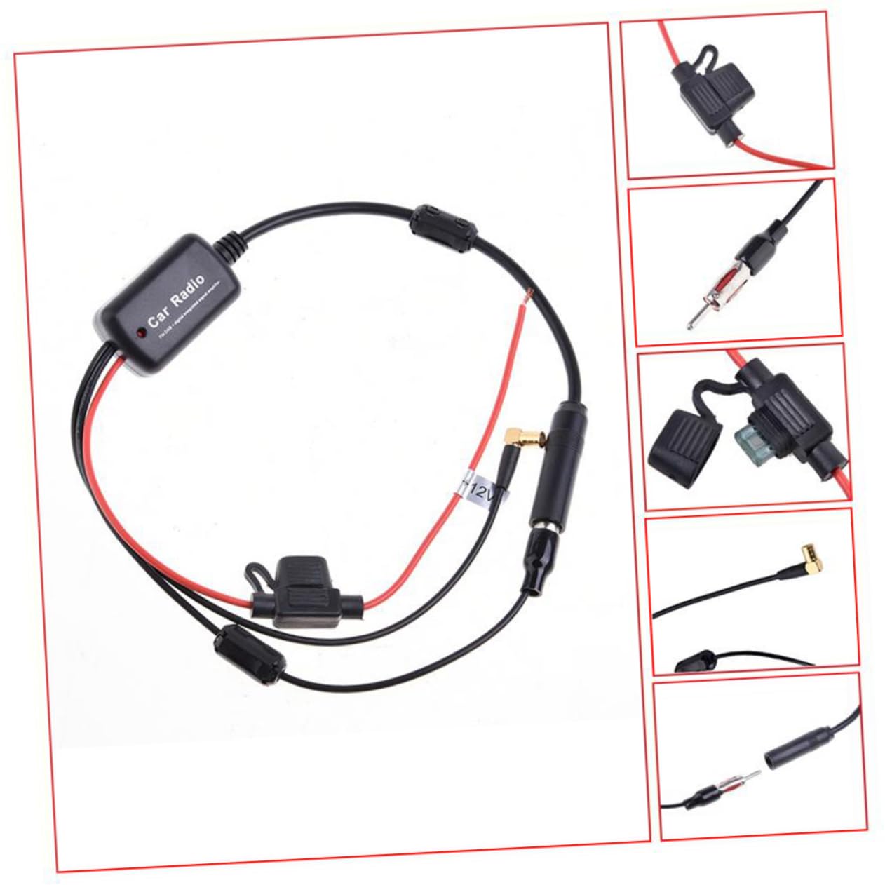 Calearo dubbel versterkte AM/FM plak antenne 151000-04
