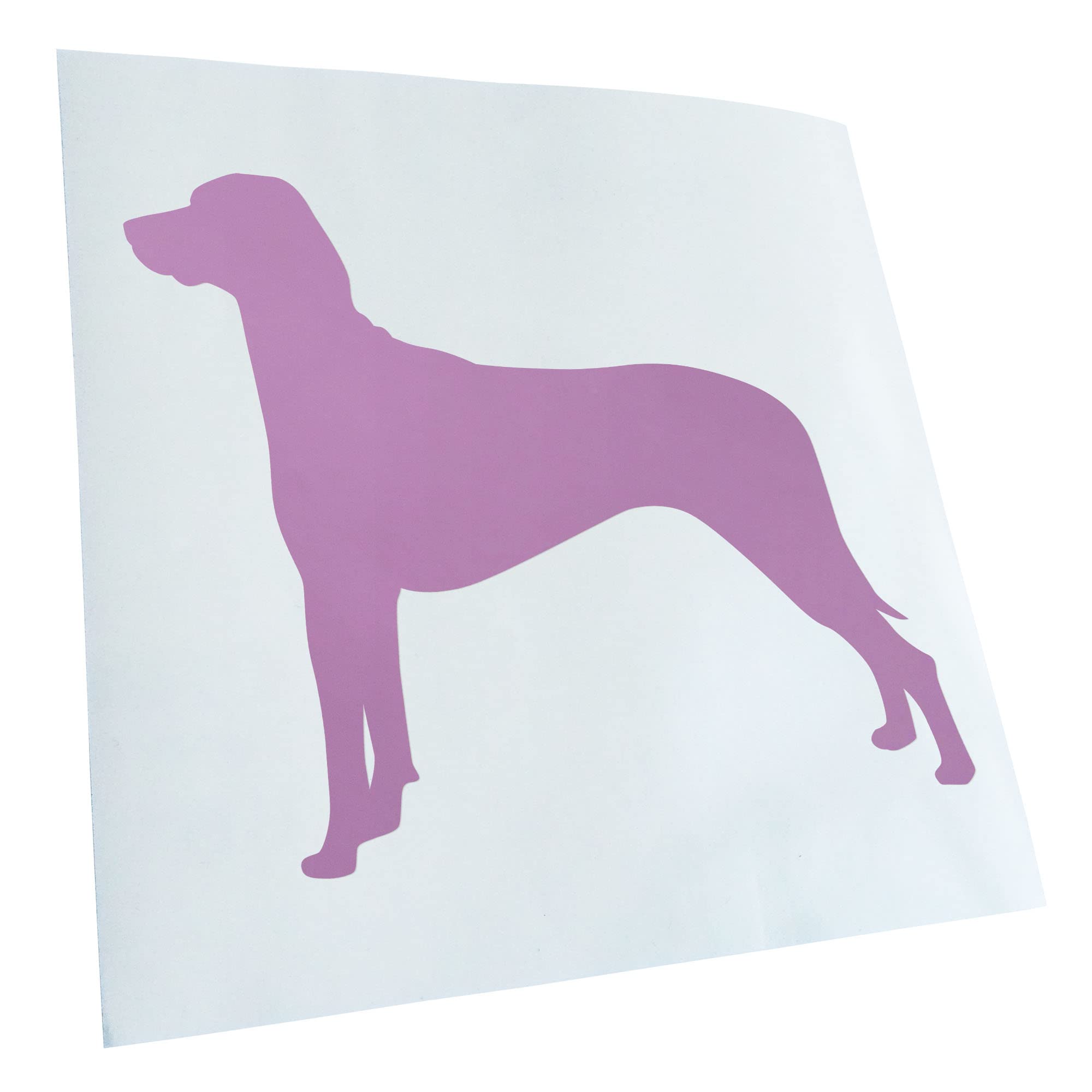Kiwistar - Car Sticker - Lilac - 40 x 33 cm Ridgeback Rhodesian Dog - Rear Window Car Sticker Weatherproof for Car Truck Moped Truck - Sticker Exterior Self-Adhesive Tuning Accessories for Window