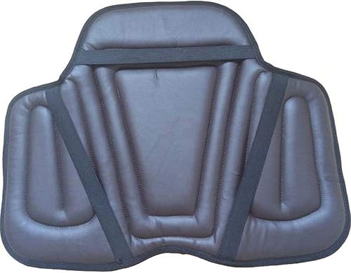 PLAFUETO - Cojín de piel sintética para asiento de equitación, absorción de golpes, espuma viscoelástica