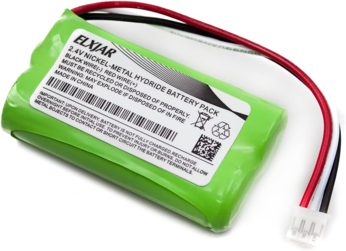 Buy Coonyard (2Pack) 2.4V 2000mAh NiMH Battery Pack Replacement for
