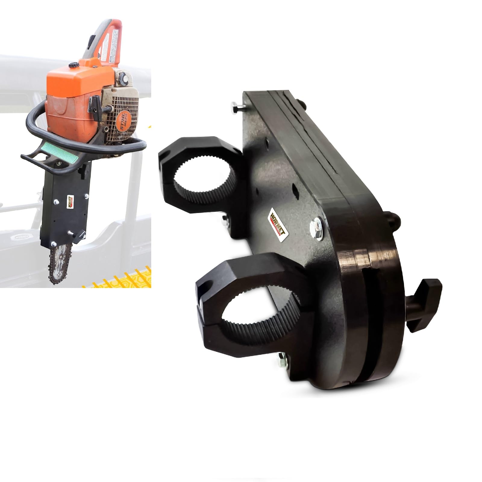 UTV Roll Bar Chainsaw Mount Fits Yamaha, Honda, Polaris, Can Am and All Round Roll Bars 1 " to 2" RCM-3012 Hornet outdoors