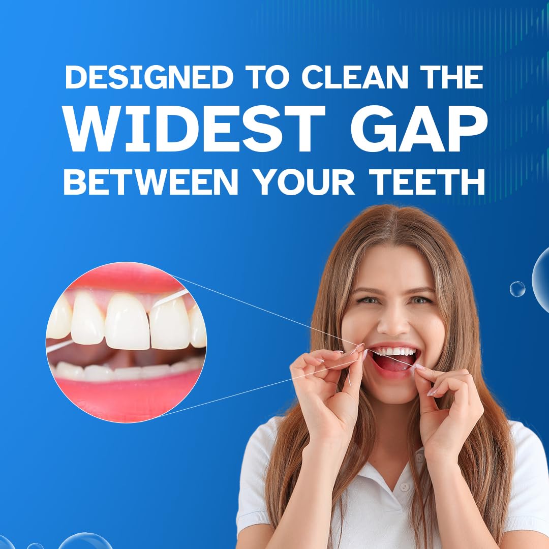 STIM Floss | Refreshing Mint Flavour | Cleans widest gaps between teeth (Pack of 3) - Image 2 thumbnail