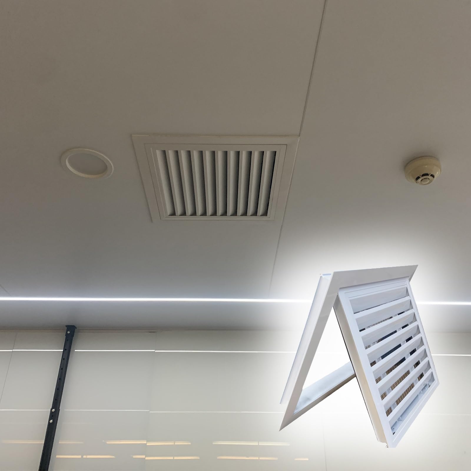 lüftungsgitter Lüftungsgitter Aus Aluminium Für Decke/Wand, Lüftungsgitter-Zugangstür, Abdeckung Für Rückluftgitter(30x80cm/11.8x31.5in)