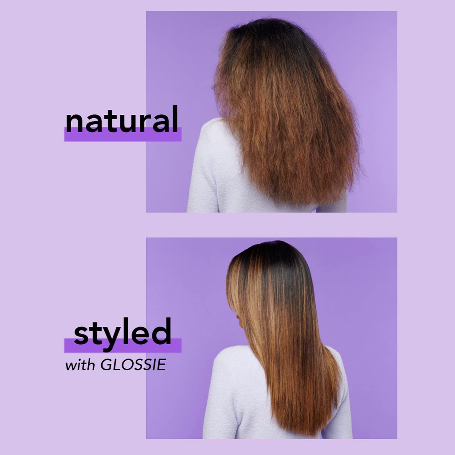 InStyler GLOSSIE Professional, Ceramic, and Heated Styling Brush | Exclusive Precision Press for Optimum Tension & Styling | 4 H - Image 4