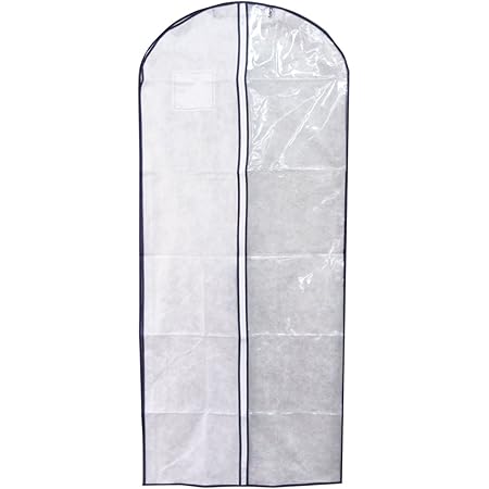 Amazon エーワン 洋服カバー A One S View マチ付き1 2透明タイプ センターファスナーカバー コート ワンピース用 2枚入り Sa164 衣類カバー オンライン通販