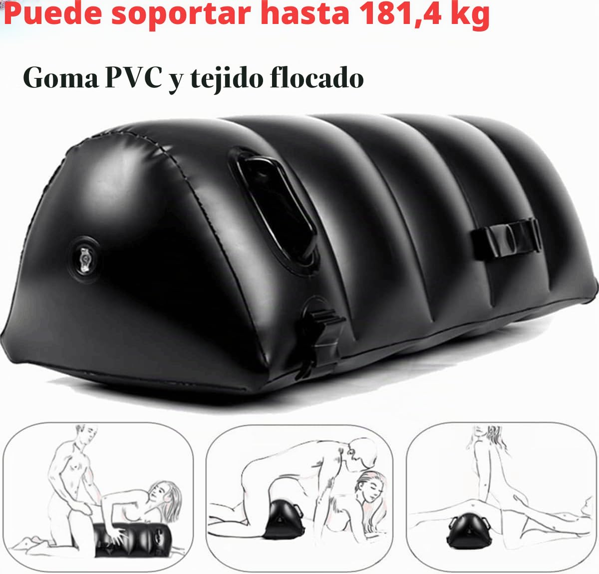 Muebles sexuales para dormitorio, multifuncional, inflable, sofá, cama, parejas, placer, triangular, cojín de postura, artículos sexuales, silla para mujeres, asiento portátil, pasamanos, posición