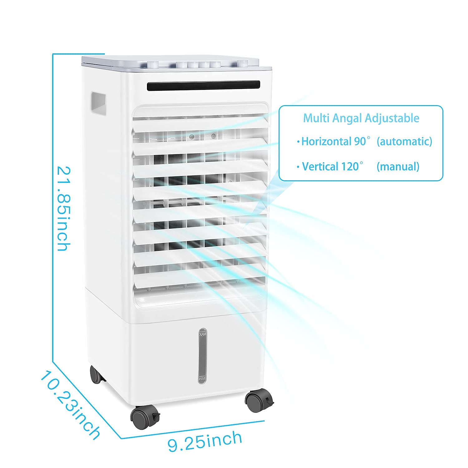 SONBION Evaporative Air Cooler, 4 In 1 Air Cooler Cool Fan Humidifier