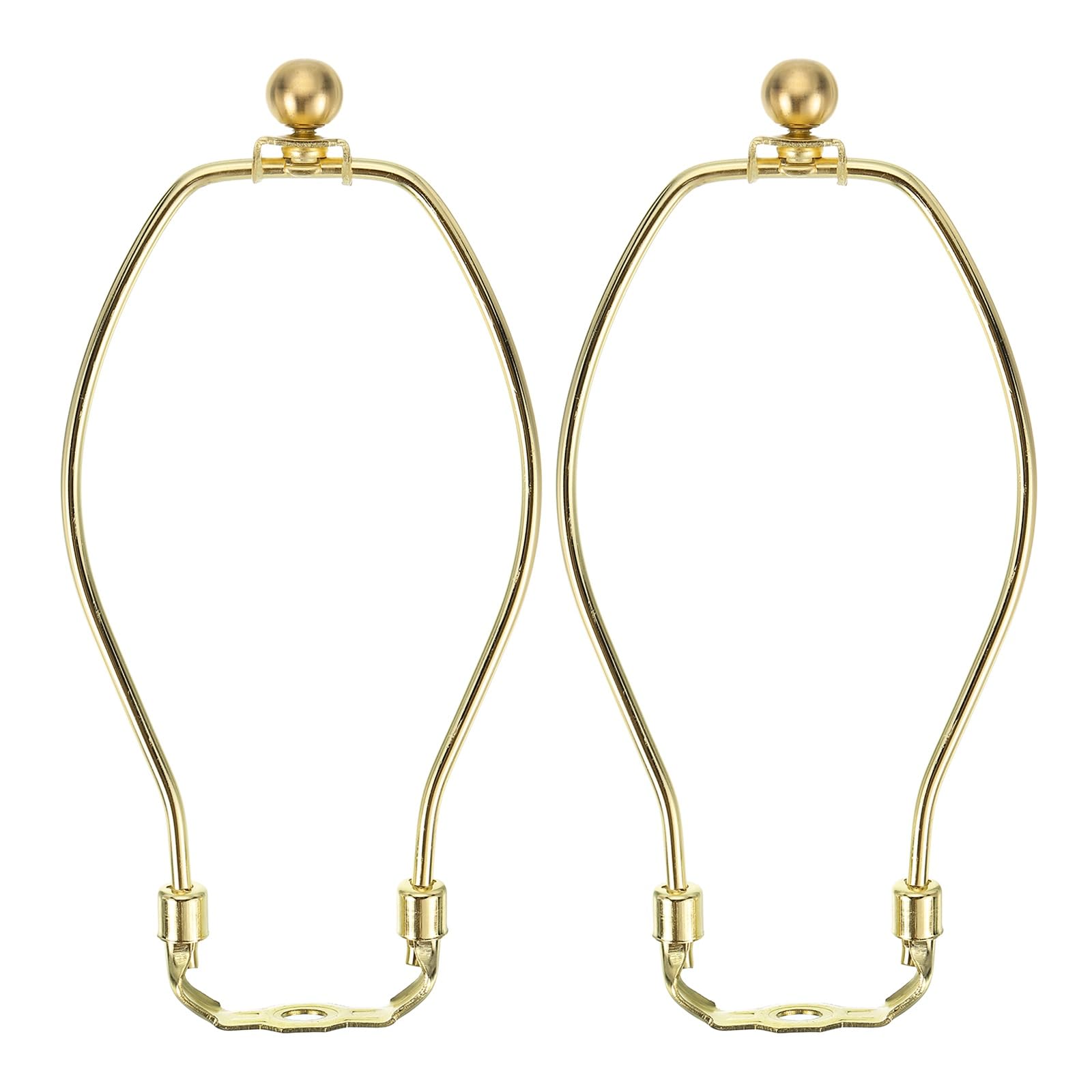 PATIKIL 8 Inch Lamp Harp Kit with 17.5mm Solid Brass Ball Finial