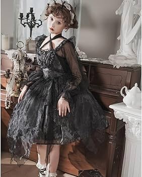ゴシック ワンピース ロリータ 黒 2 Amazon.co.jp: 【Sanjucos】 ワンピース ロリータ ゴシック風